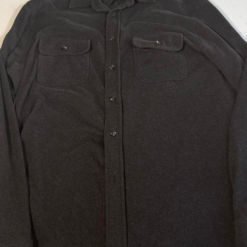 Faherty
Men's XL Black Heather Heavyweight Button Up Shirt Overshirt Stretch - Picture 3 of 7